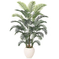 Artificial Palm Tree Plant - 8FT Tall Fake Tree with Realistic Look & UV Prot...