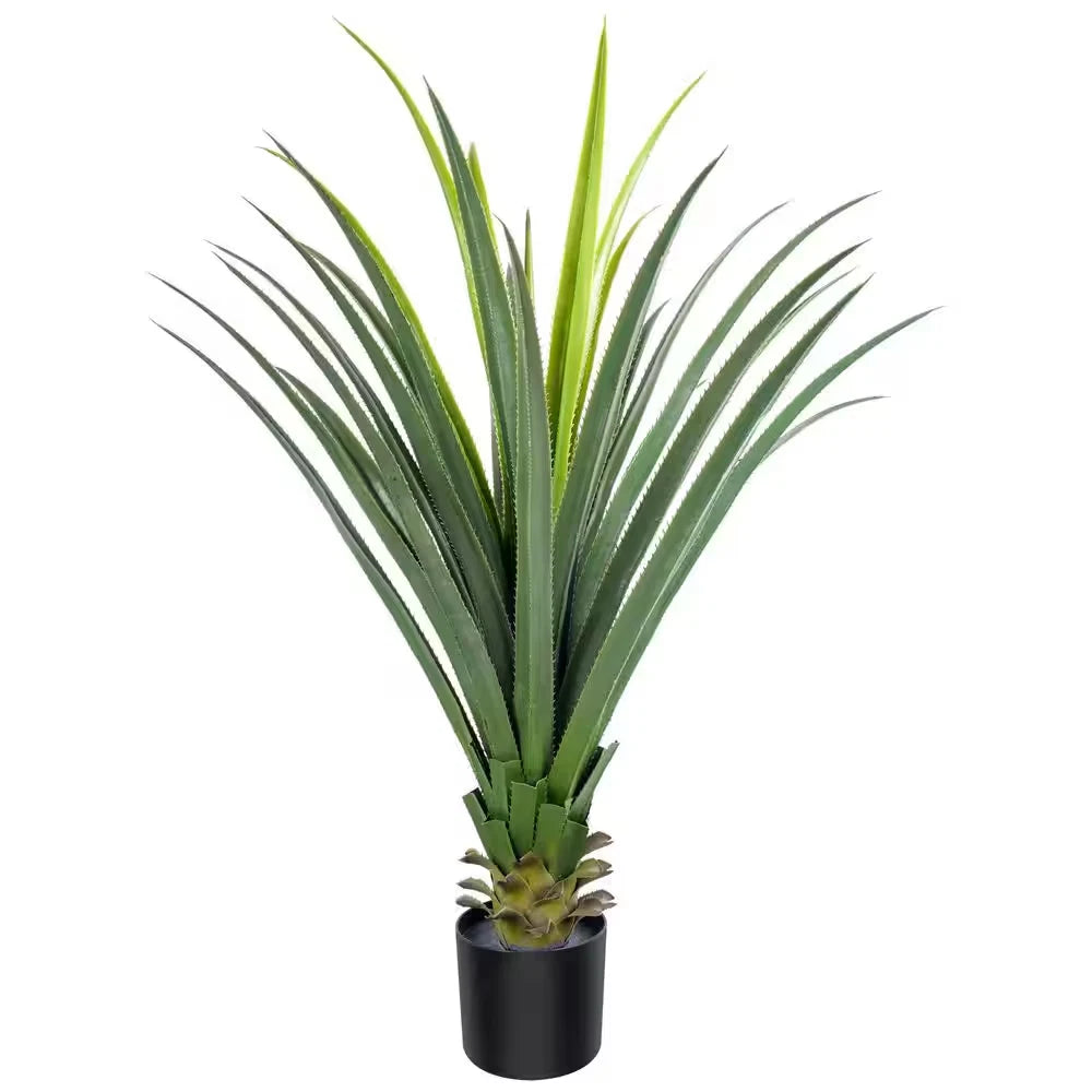 3 Ft./36.6 In. Artificial Spiked Agave Plant Faux Agave Plants Modern Artificial